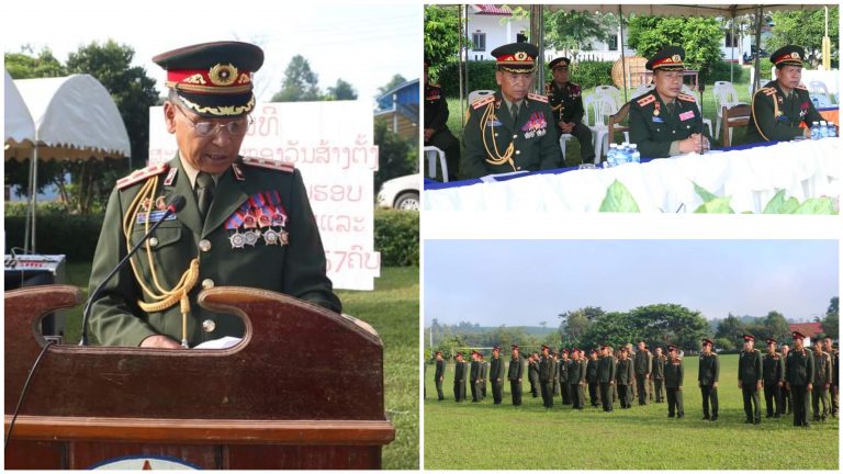 ກອງພັນ 567 ປາຖະກາຖາວັນສ້າງສ້າງສ້າງຕັ້ງເຫຼົ່າຮົບຊ່າງແສງ ຄົບຮອບ 66 ປີ