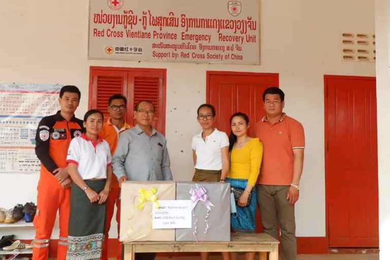 ບໍລີສັດ ຮັກເກີ ອີນເຕີໄປ ຊຸກຍູ້ວັດຖຸແລະປັດໃຈແກ່ 1625 ແຂວງວຽງຈັນ
