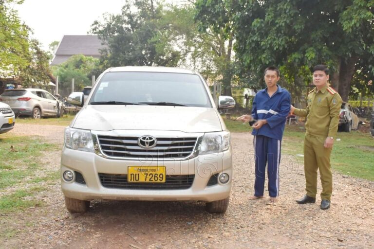 ຈັບໂຈນລັກລົດວີໂກ້ ໄດ້ພາຍໃນ 24 ຊົ່ວໂມງ