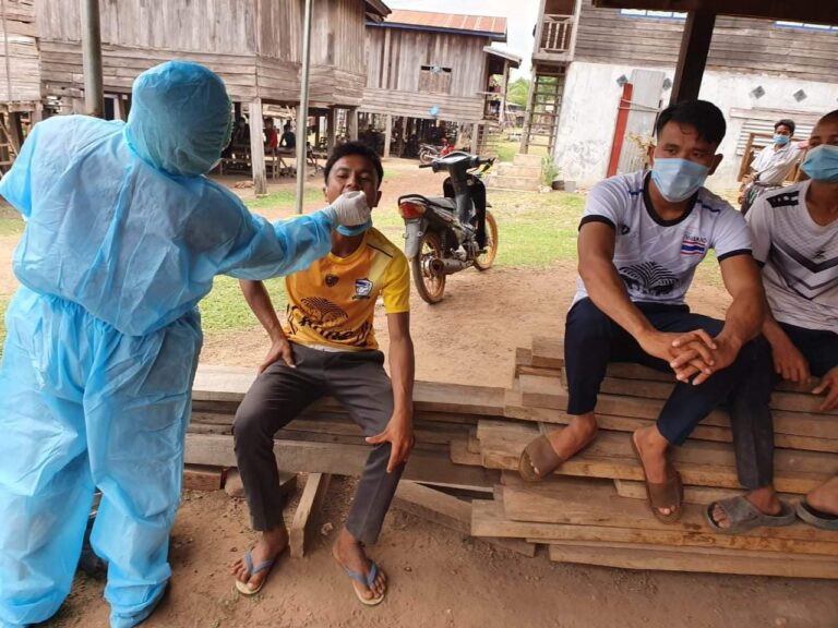 ເມືອງຄົງເຊໂດນ ປິດການເຂົ້າ-ອອກ 15 ບ້ານ ລໍຖ້າຜົນກວດເປົ້າໝາຍສຳຜັດກັບຜູ້ຕິດເຊື້ອ ຄົນທີ 54