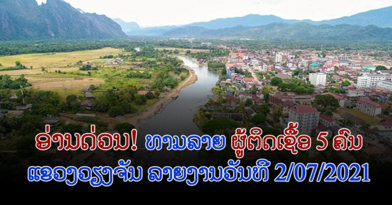 ປະຫວັດການເຄື່ອນໄຫວຜູ້ຕິດເຊື້ອ ຢູ່ແຂວງວຽງຈັນ