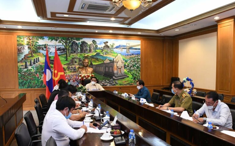 ແຂວງຈຳປາສັກ ຫາລື ໂຄງການກໍ່ສ້າງ ຕົວເມືອງທັນສະໄໝ