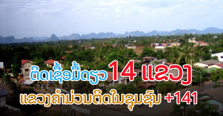 ຂໍ້ມູນຜູ້ຕິດເຊື້ອໃໝ່ +547 (ຊຸມຊົນ+535)ລາຍງານ 29 ກັນຍາ 2021