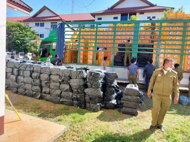 ຈັບໄດ້ອີກແລ້ວຫຼາຍລ້ານເມັດ ລົດຂົນລັງເບຍບັງໜ້າແຕ່ຍັດຢາເສບຕິດ