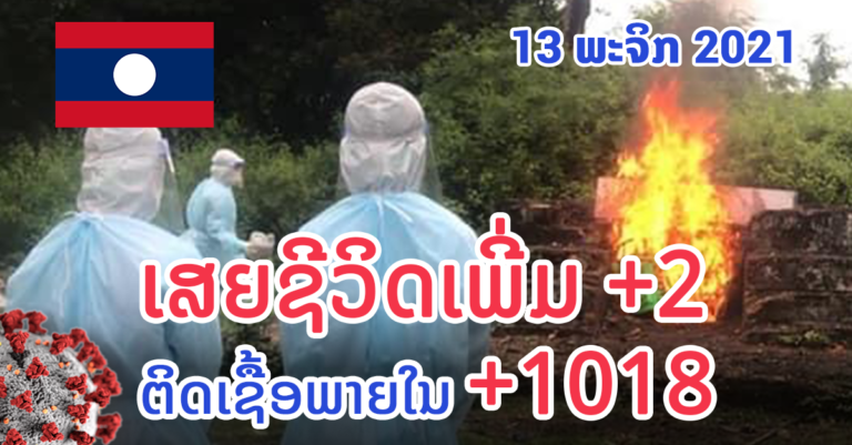 ລາຍລະອຽດຜູ້ເສຍຊີວິດໃໝ່ ແລະ ຜູ້ຕິດເຊື້ອໃໝ່ 13 ພະຈິກ 2021