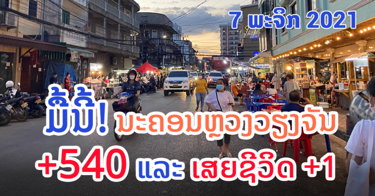 ລາຍລະອຽດຜູ້ເສຍຊີວິດໃໝ່ +1 ແລະ ຕິດເຊື້ອໃໝ່ +1,076