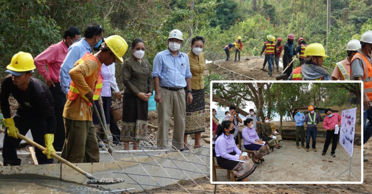 ຕິດຕາມຄວາມຄືບໜ້າໂຄງການພັດທະນາໂຄງລ່າງພື້ນຖານເພື່ອສົ່ງເສີມການທ່ອງທ່ຽວໃນອະນຸພາກພື້ນແມ່ນໍ້າຂອງໄລຍະ 2