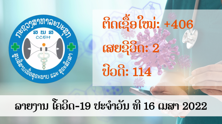 ຕົວເລກການຕິດເຊື້ອຫຼຸດລົງ ໄລຍະປີໃໝ່ລາວ