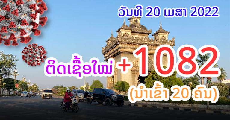ລາຍງານມື້ນີ້! ເສຍຊີວິດໃໝ່ +3 ຈາກນະຄອນຫຼວງວຽງຈັນ