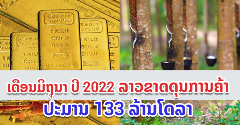 ມູນຄ່າການນໍາເຂົ້າ ແລະ ສົ່ງອອກຂອງ ສປປ ລາວ ປະຈໍາເດືອນ 6 ປີ 2022