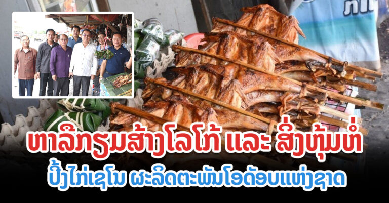 ຫາລືກຽມສ້າງໂລໂກ້ໃຫ້ປີ້ງໄກ່ເຊໂນ
