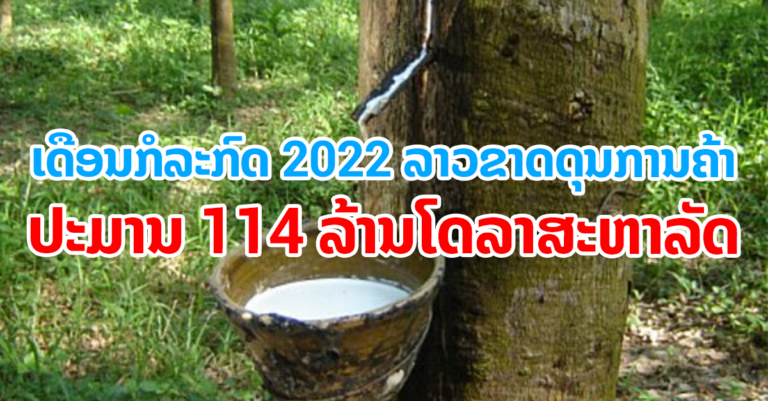 ມູນຄ່າການນໍາເຂົ້າ ແລະ ສົ່ງອອກ ສິນຄ້າ ຂອງ ສປປ ລາວ ປະຈໍາເດືອນ 07 ປີ 2022