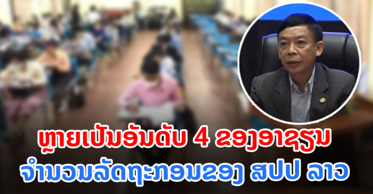 ສປປ ລາວ ມີພະນັກງານລັດຖະກອນທັງໝົດ 176.151 ຄົນ ໃນປີ 2021